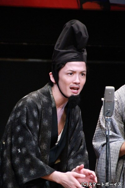 小西成弥さんは「中大兄皇子」「源義経」「伊藤博文」を演じます
