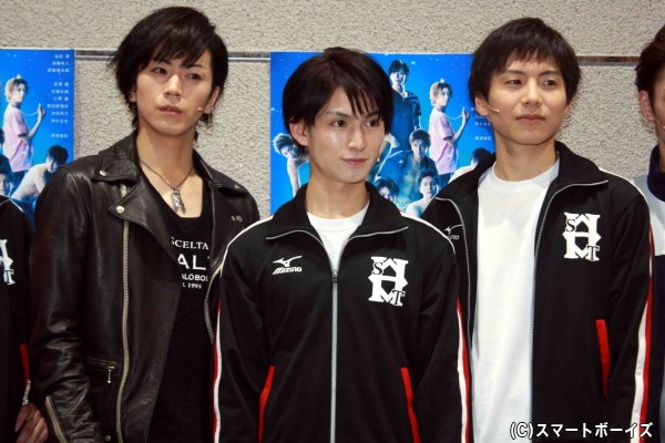 (左から)廣瀬智紀さん、松田凌さん、宮崎秋人さん