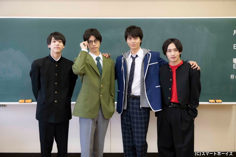 『熱闘！妄想部』、出演は(左から)三浦海里さん、高橋健介さん、多和田任益さん、松本岳さんの4人！