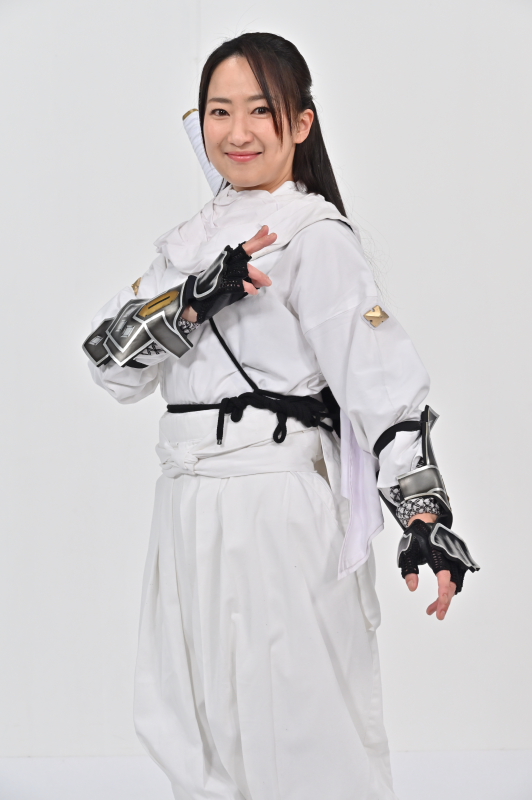 『忍者戦隊カクレンジャー』ニンジャホワイトの鶴姫役広瀬仁美さん