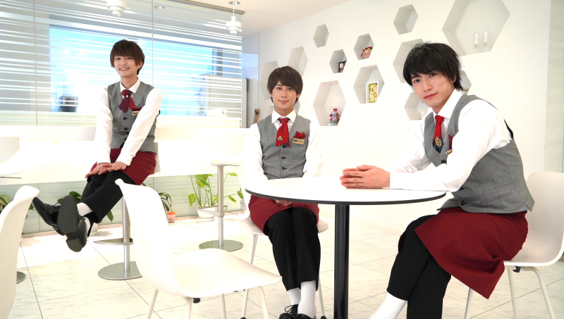 (左から)Candy Boyの前田大翔さん、宮城光輝さん、奥谷知弘さん