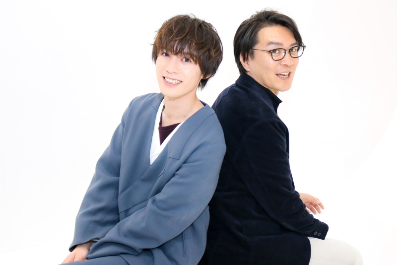 (左から)春組・佐久間咲也役の横田龍儀さん、倉田健次監督