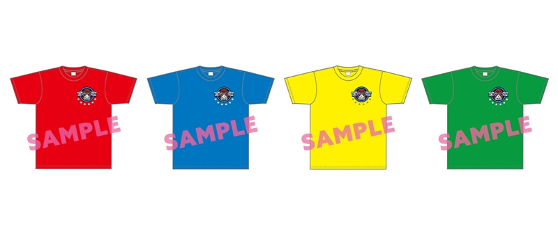借り隊Tシャツ（全4色、赤・青・黄・緑）3,000円（税込）